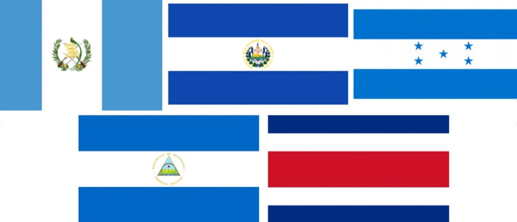 Central America: SV, GT, HND, NI, CR, PN.🌎😍🌽