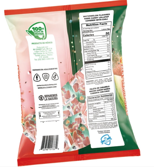 Sweet | Lollipop | Cherry with chilli *picositas | 40 Units