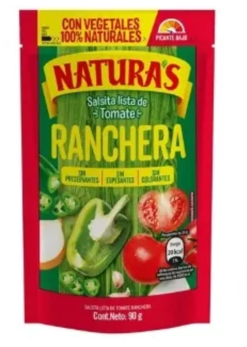 Sauce ranchera naturas (90gr)