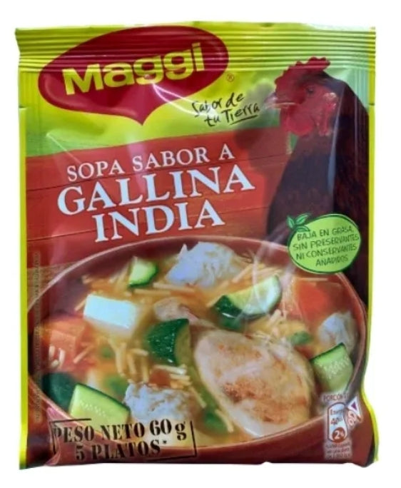 Sopa | Condimento en polvo | Sopa de gallina | Maggi