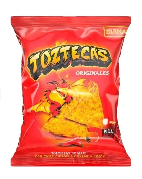 Snack Diana corn nachos chipotle pepper toztecas