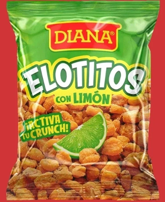 Snack Diana corn with lemon. Elotitos