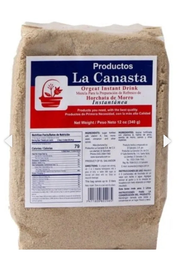 Drink powder horchata morro (Orgeat)