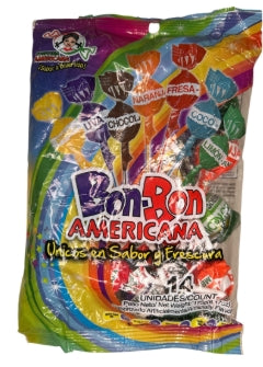 Dulce | Piruleta | Bombón Americana | 14 Unidades