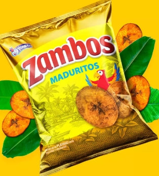 Snack | Plantain chips ripe | Zambos | Maduritos | 140gr
