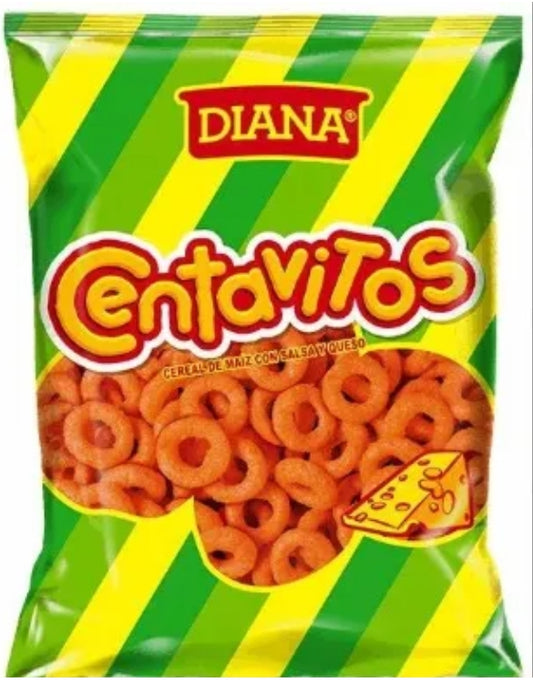 Snack corn puffed cheese