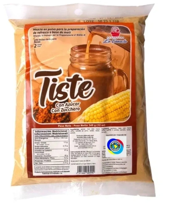 Drink powder atole tiste