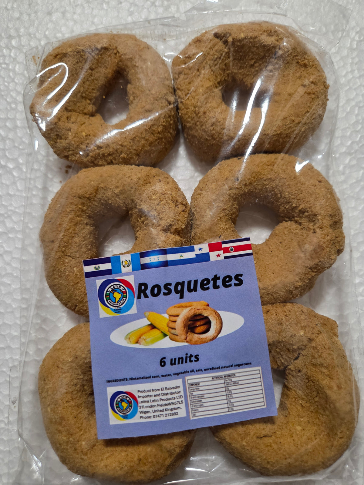 Galletas | rosquillas hondureñas | 12 Unidades