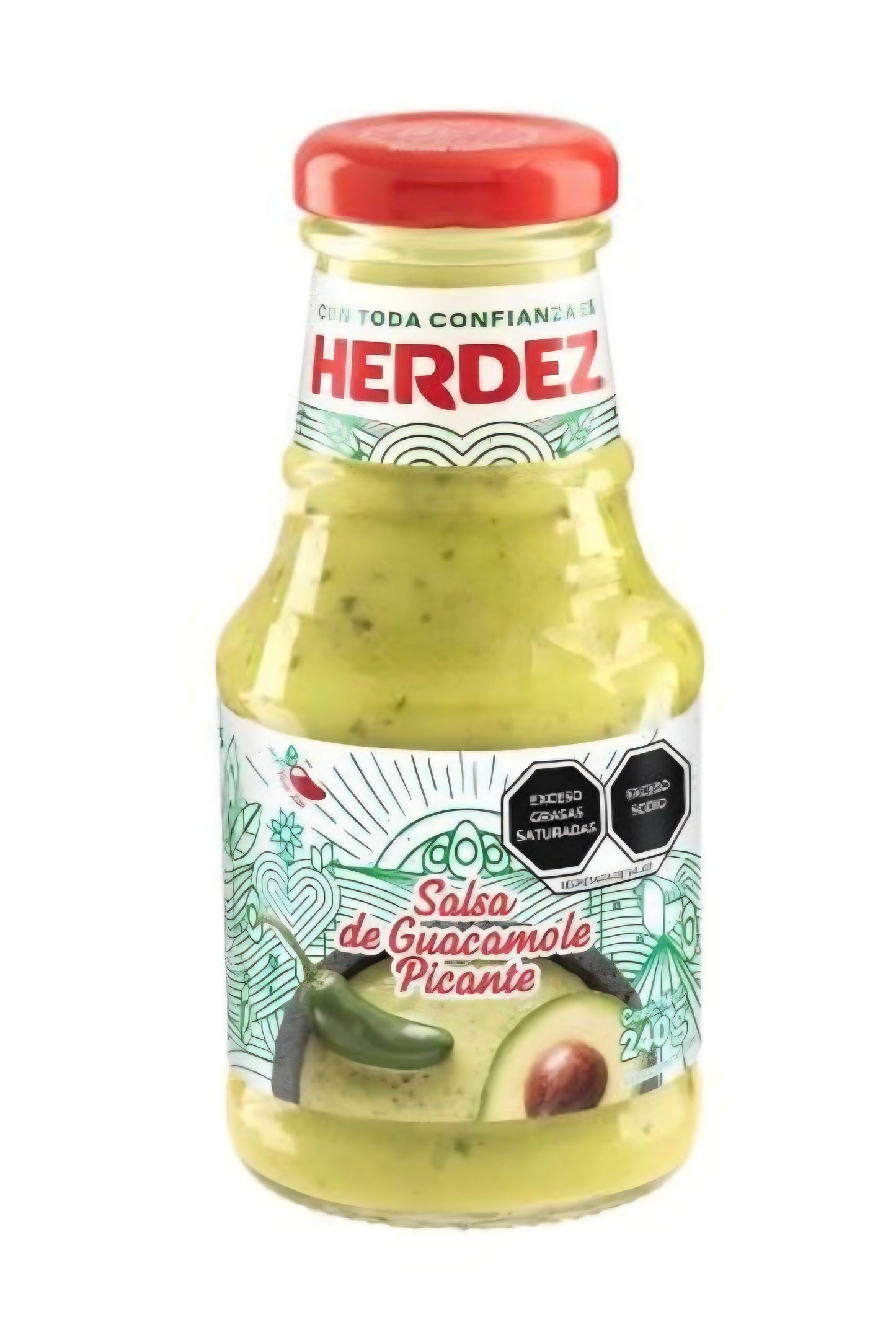 Salsa Guacamole picante Herdez (240gr)