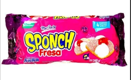 Biscuit Marisela Sponch 4 pack Strawberry