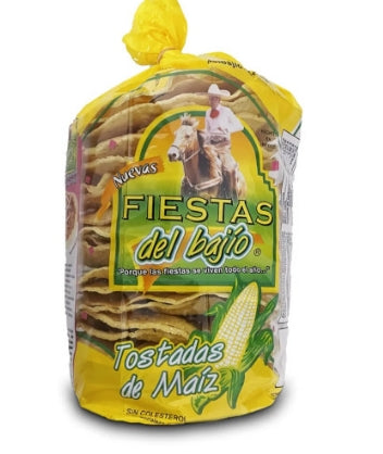 Corn tostadas | Fiestas | 275gr