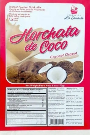 Bebida en polvo | Horchata de coco | La canasta | 170 g