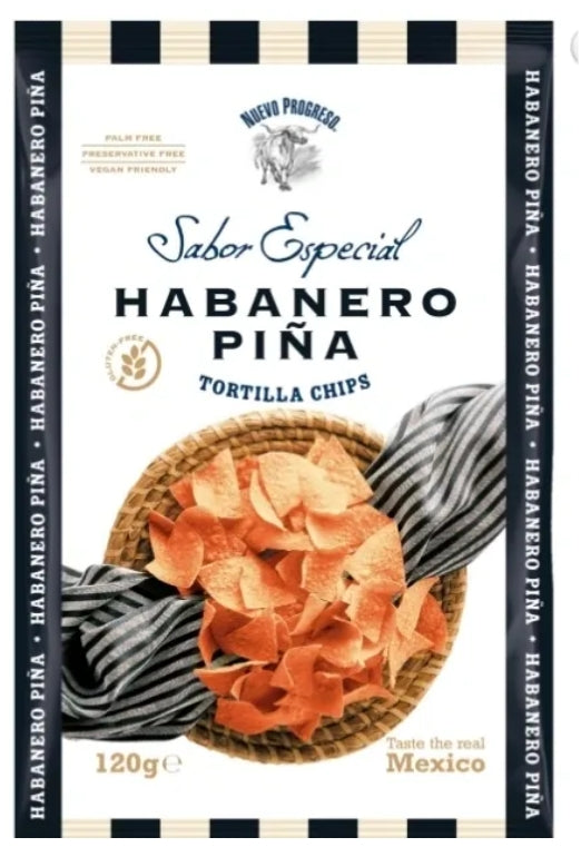 Snack Mexican tortilla chips habanero pina