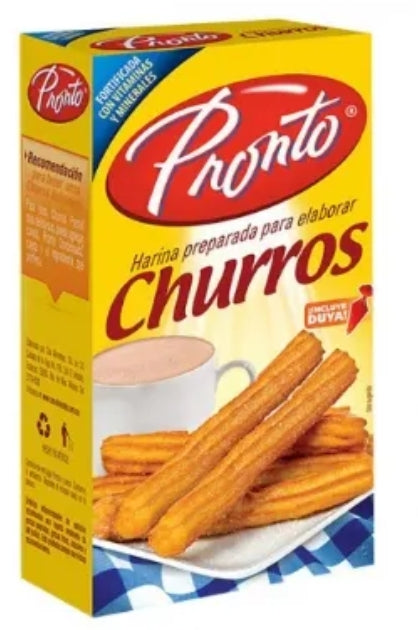 Mix powder to make spanish churros