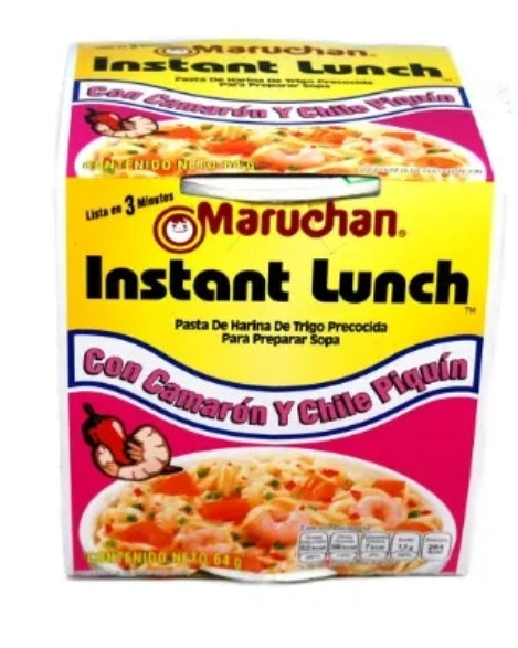 Soup Maruchan shrimp spicy chile piquin