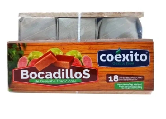 Sweet bocadillo veleno Colombian traditional guava dessert (18 U)