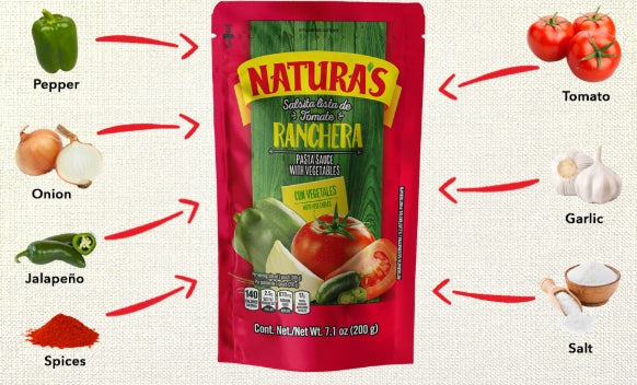 Sauces | Tomato sauce Ranchera | 4 pack | 339gr