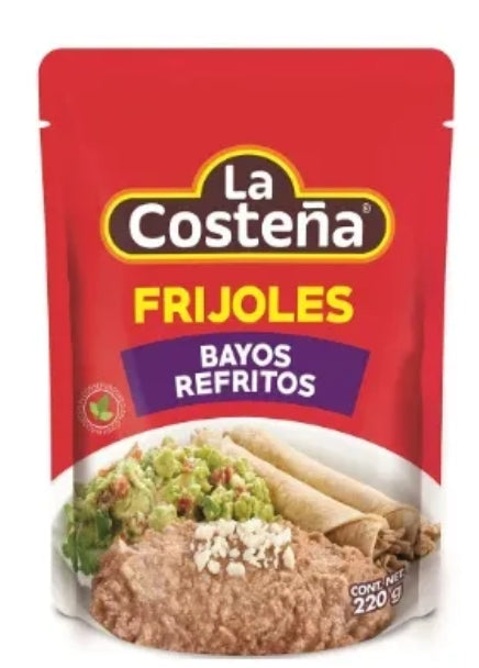 Beans refried pinto beans pouch