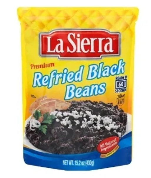 Beans refried black beans 430gr