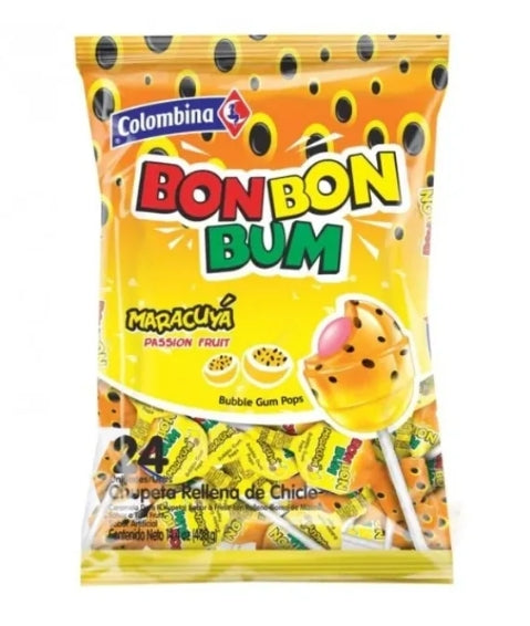 Sweet lollipop passion fruit/ Maracuya (Bag of 24 units)