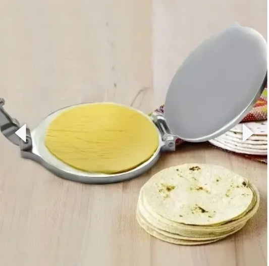 Tortilla press cast aluminium for homemade tortillas (20 cm)