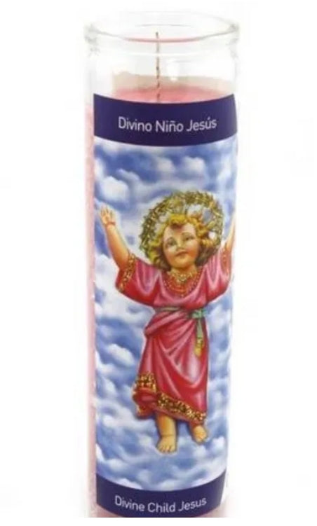 Religious Candle Divino Niño Jesús