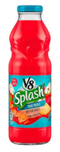 Drink V8 Fruit juice glass bottle