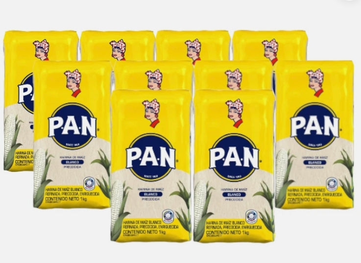 Harina de maíz | Caja Harina PAN | 10 kg Entrega incluida.