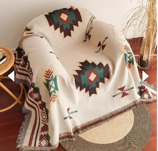 Blanket sofa cover Mexican style