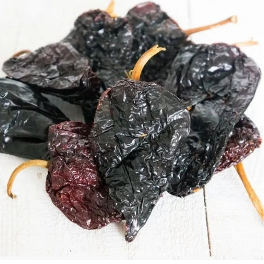 Dried peppers mild chillies ancho/poblano/Mexico