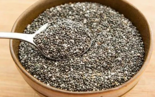 Seeds superfoods, chia(semilla de chan) from South America.