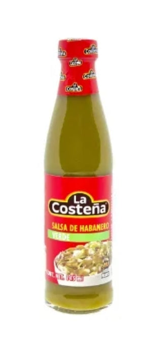 Hot sauce of green habanero 145ml