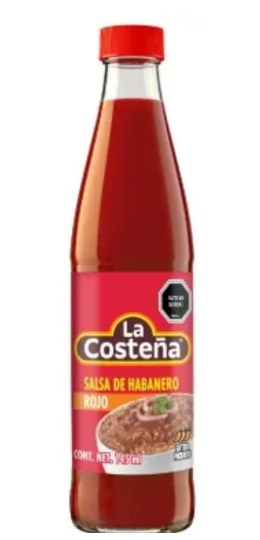 Hot sauce of red habanero (5onz)