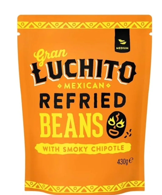 Beans refried Mexican beans smoky chipotle