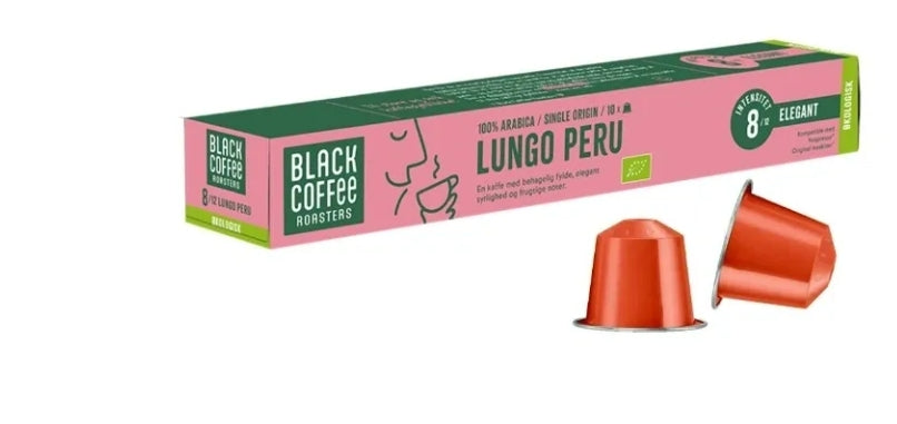 Coffee pods Organic Lungo Peru