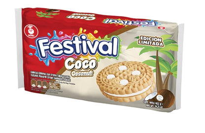 Paquete de galletas de vainilla con crema de fresa de Colombia (10 Unidades)
