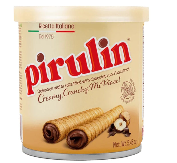 Dulce | Pirulin | Rollitos de barquillo rellenos de chocolate y avellana