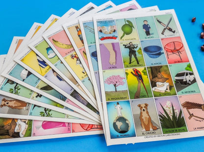 Home | SALVADORAN traditional loteria | Game set