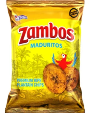Snack | Plantain chips ripe | Zambos | Maduritos | 140gr