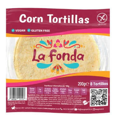 Corn Tortilla | 8 Pieces | 200gr