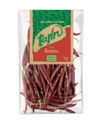 Dried chilli | De arbol | Tajin | 75gr