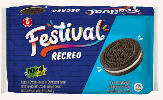 Biscuit | Festival | Chocolate vanilla cream | 10 pack