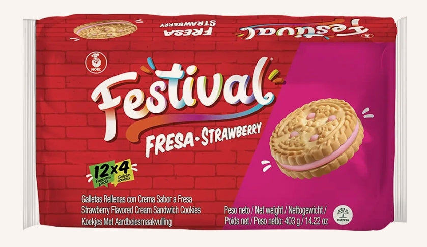 Biscuit | Festival | Strawberry | 12 pack