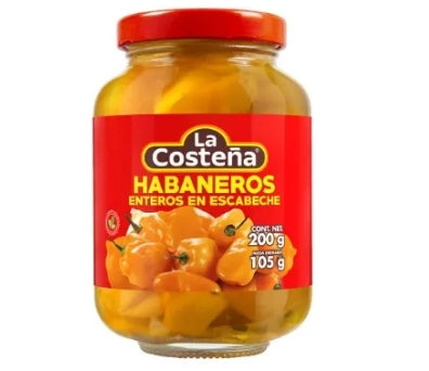 Hot habaneros in brine 200gr