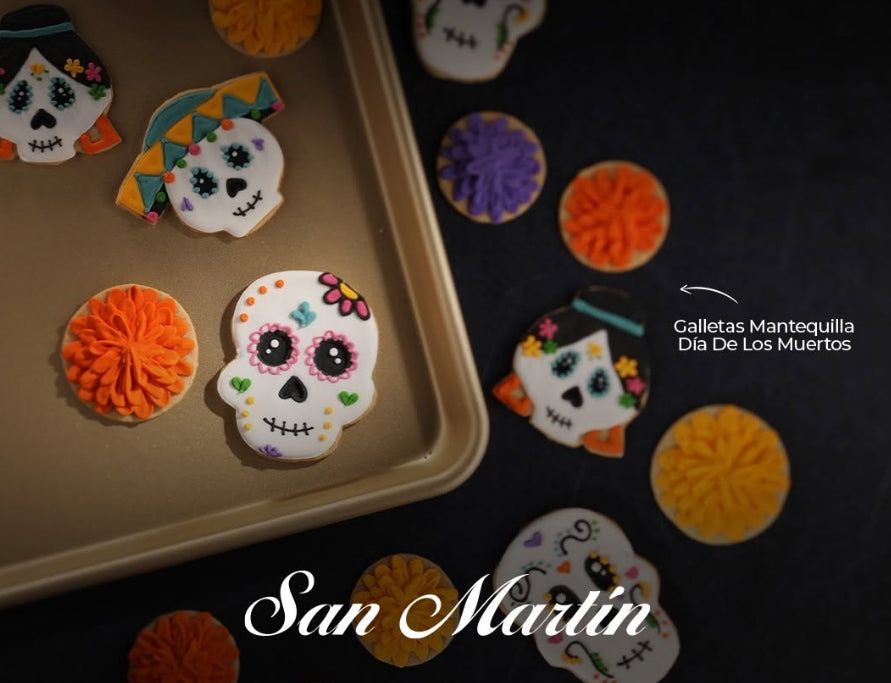Biscuit | Box Panaderia SAN MARTIN | Artisanal hand made | Galletas de mantequilla | Catrinas