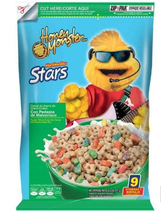 Cereal | Quaker Honey monster | Marshmallow stars | 410gr