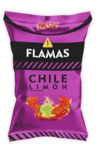 Snacks flamas hot chili-lemon 130gr