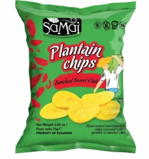 Snack plantain chips smoked (Sweet chili) Ecuador