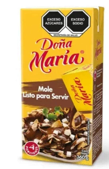 Seasoning mole doña  Maria ready to serve