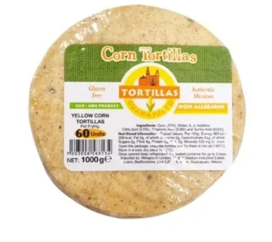 Corn tortilla (60Units/15cm) 1kg